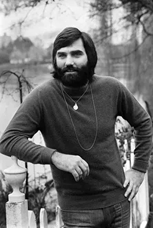 Footballer George Best at the Bray home of Michael Parkinson