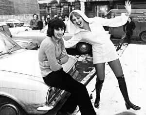 Footballer George Best meets 21 year old pop singer Lucy who wrote a song