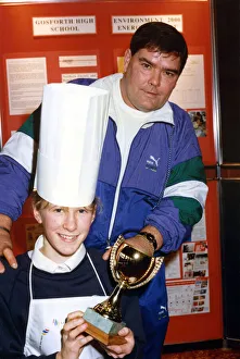 Footballer Paul Gascoigne - Gazza John Gascoigne father of Paul stood in for his