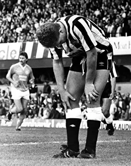Footballer Paul Gascoigne - Gazza Newcastle United v Southampton