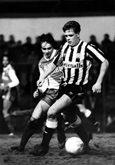 Footballer Paul Gascoigne - Gazza Newcastle United v Swindon Town FA Cup 30