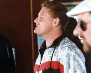Footballer Paul Gascoigne - Gazza Paul Gascoigne with Lindisfarne promoting their