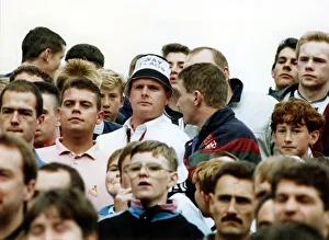 00449 Prints: Footballer Paul Gascoigne - Gazza Paul Gascoigne mingles amongst the Newcastle