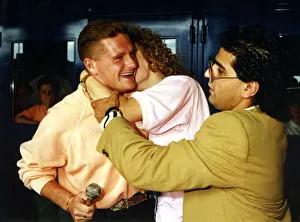 00449 Prints: Footballer Paul Gascoigne - Gazza Paul Gascoigne opens the Deep Pan Pizza