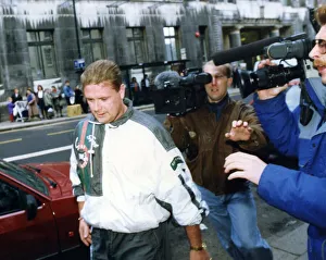 Footballer Paul Gascoigne - Gazza Paul Gascoigne pictured outside Newcastle