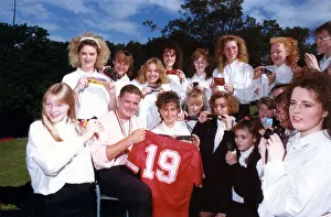 Footballer Paul Gascoigne - Gazza Paul Gascoigne at his former school Heathfield