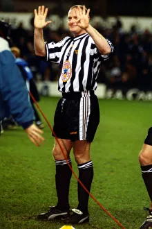00449 Prints: Footballer Paul Gascoigne - Gazza Paul Gascoigne turns out in a Newcastle United
