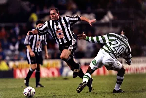 00449 Prints: Footballer Paul Gascoigne - Gazza Paul Gascoigne turns out in a Newcastle United