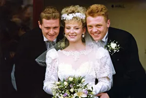 Footballer Paul Gascoigne - Gazza The wedding of Anna Marie Gascoigne to John Paul