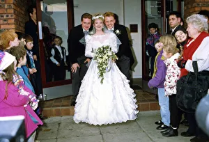 Footballer Paul Gascoigne - Gazza The wedding of Anna Marie Gascoigne to John Paul