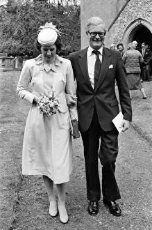 Marriage Prints: Foreign Office Minister Douglas Hurd took time off from the Falklands crisis to marry his