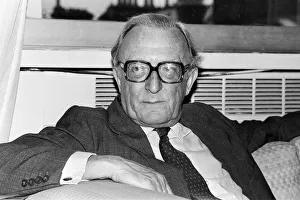 01143 Prints: Former Foreign Secretary Lord Carrington pictured during an interview with Sunday Mirror