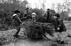 Forestry Commission employees - brothers Eill and Charlie Kitcher (Leather Jerkin
