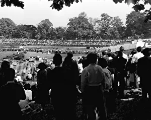 00197 Prints: Formula One Motor Racing Driver at the Crystal Palace race Meeting