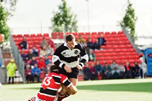 00448 Collection: Forthbank Stadium, 26th September 1995. Gavin Hastings makes his last big-game