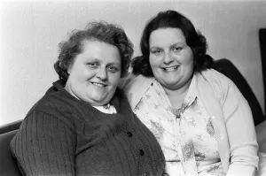 Foster mums Irene Bowen and Margaret Hickson from Kings Norton, Birmingham