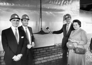 00597 Prints: The foundation stone was laid today at Gatesheads new multi-million-pound