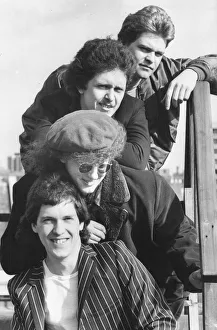 00117 Prints: Four-fifths of North East band The DTs (top to bottom) Colin Butler, Kenny Jobson