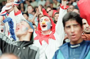 00952 Prints: France 3-1 Bulgaria, Euro 1996 Group B match at St James Park, Newcastle