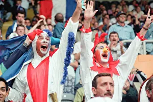 00952 Prints: France 3-1 Bulgaria, Euro 1996 Group B match at St James Park, Newcastle