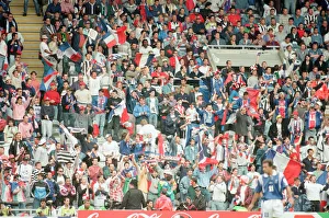 00952 Prints: France 3-1 Bulgaria, Euro 1996 Group B match at St James Park, Newcastle
