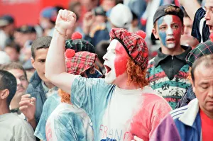 00952 Prints: France 3-1 Bulgaria, Euro 1996 Group B match at St James Park, Newcastle