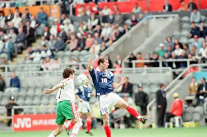 00952 Prints: France 3-1 Bulgaria, Euro 1996 Group B match at St James Park, Newcastle