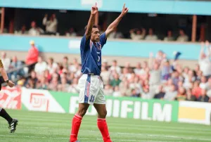 00952 Prints: France 3-1 Bulgaria, Euro 1996 Group B match at St James Park, Newcastle