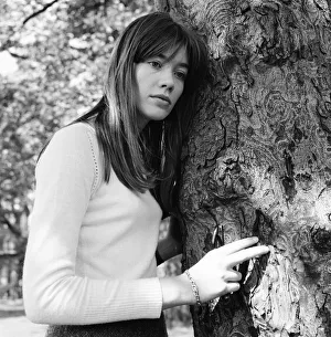 Francoise Hardy, french singer, pictured in Platt Fields Park, Fallowfield, Manchester
