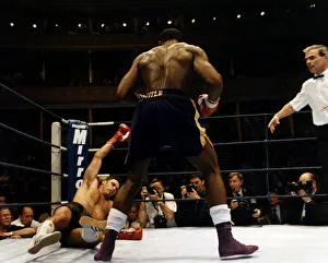 Frank bruno v John Emmen who Bruno knocked out in the first round