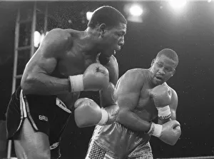 Professional Prints: FRANK BRUNO VS TIM WITHERSPOON FIGHTING FOR THE WBA HEAVYWEIGHT TITLE - 19 / 07 / 1986