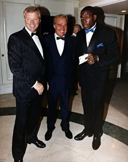 Frank Bruno Former WBC World Heavyweight Boxing Champion with boxing promoter Barry Hearn