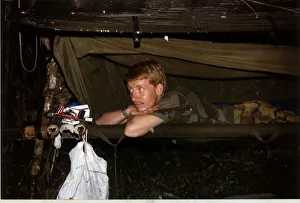 Frank Collins ex SAS soldier who turned to God and became a Christian. August 1990