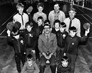 Boy Scouts Prints: Frank Hudson outgoing headmaster of Thorntree Primary School