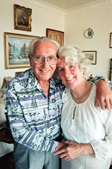 60 70 Years Prints: Frank and Joan Shortland seen here at the their Coventry home celebrating their golden