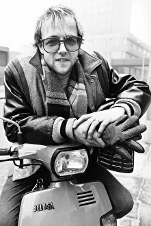 Frank Mawdsley, bass player with the Liverpool rock group Flock of Seagulls