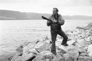 Rocks Prints: Frank Searle a photographer who studied the disputed existence of the Loch Ness Monster