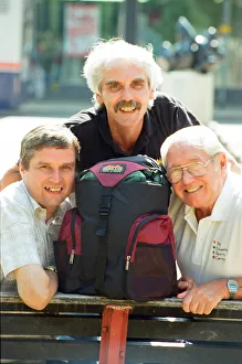 Sons Prints: Frank Shortland Senior (right) with sons Mick (left) and Frank Junior ready for their