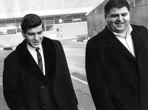 00065 Prints: Frank Sinatra Jnr American singer arrives at Heathrow for British tour