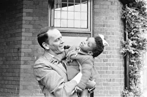 00303 Prints: Frank Sinatra seen here during a visit to Royal National College for the Blind at Norwood