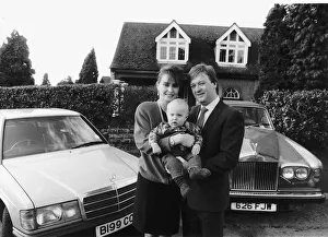 Frank Warren Boxing Promoter with wife Susan and baby Francis DBASE MSI