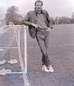 01518 Prints: Frank Worthington Birmingham City striker seen here at the clubs training ground