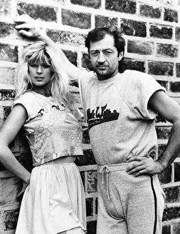 Frank Worthington footballer Sunderland with girlfriend Carole Dywer