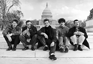 Frankie Goes To Hollywood pop group with Lead singer Holly Johnson