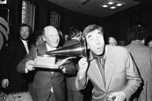 Images Dated 2nd March 2012: Frankie Howerd at the party for the 40th anniversary of Desert Island Discs seen here