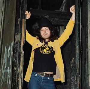 Frankie Miller, Scottish pop singer. December 1975
