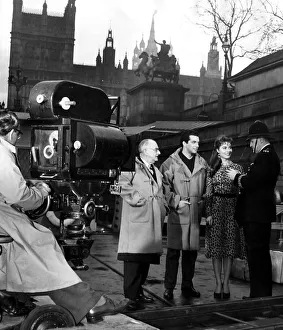 Occupation C Prints: Frankie Vaughan singer and actor filming The Heart of a Man