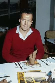 Images Dated 23rd November 1981: Franz Beckenbauer former Bayern Munich football player November 1981 Sitting at