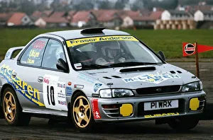Rally Prints: Fraser Anderson rally car May 1998 McLaren Subaru Mobil sponsorship