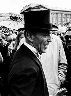 Fred Astaire - July 1968 outside Buckingham Palace - during the final scene of